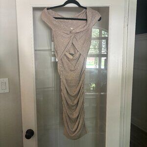 Sparkle Champagne Dress Size Small